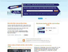 Tablet Screenshot of encontrasaojoaodaboavista.com.br